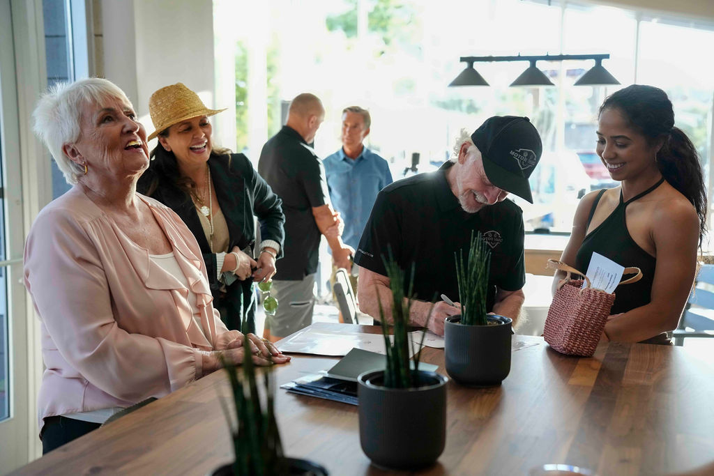 Owners at a Motor Vault members event