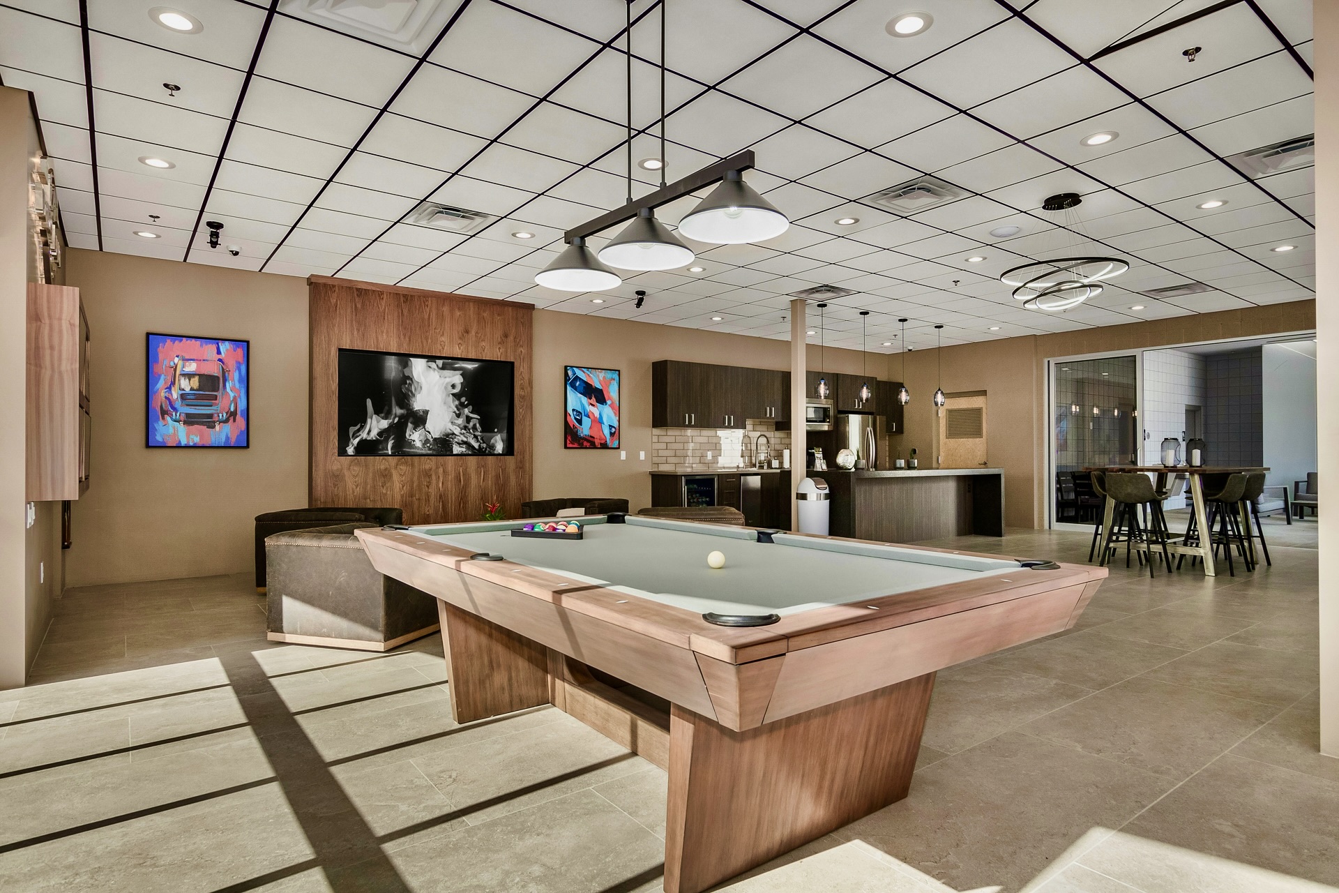 Motor Vault garage suite interior
